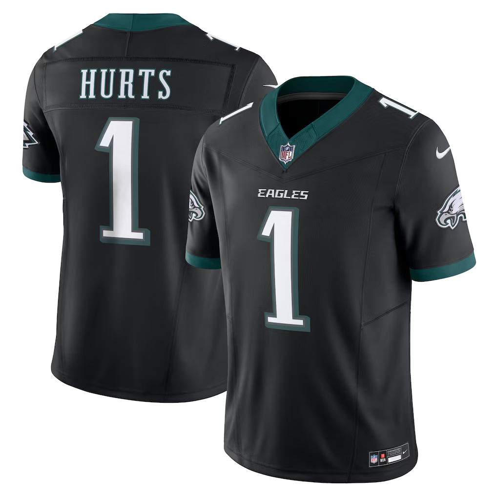Jalen Hurts #1 Philadelphia Eagles Black Vapor F.U.S.E. Limited Jersey